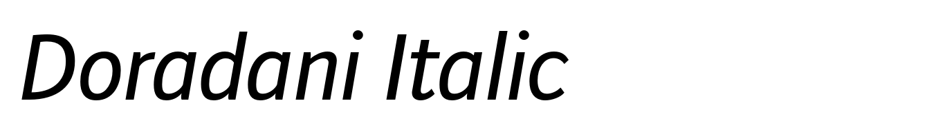Doradani Italic